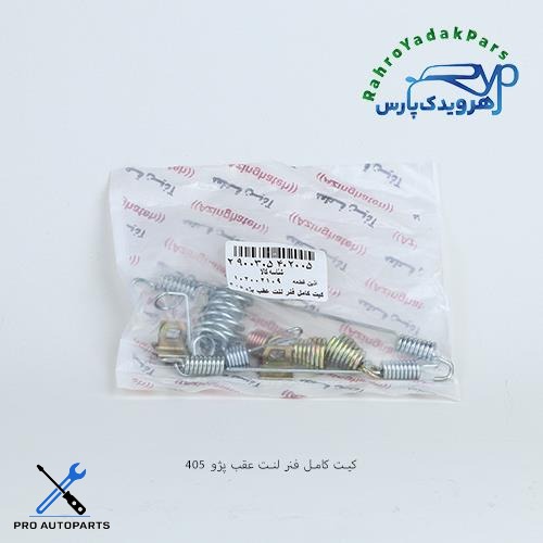 کیت کامل فنر لنت چرخ عقب پژو 405 و سمند (آذین)