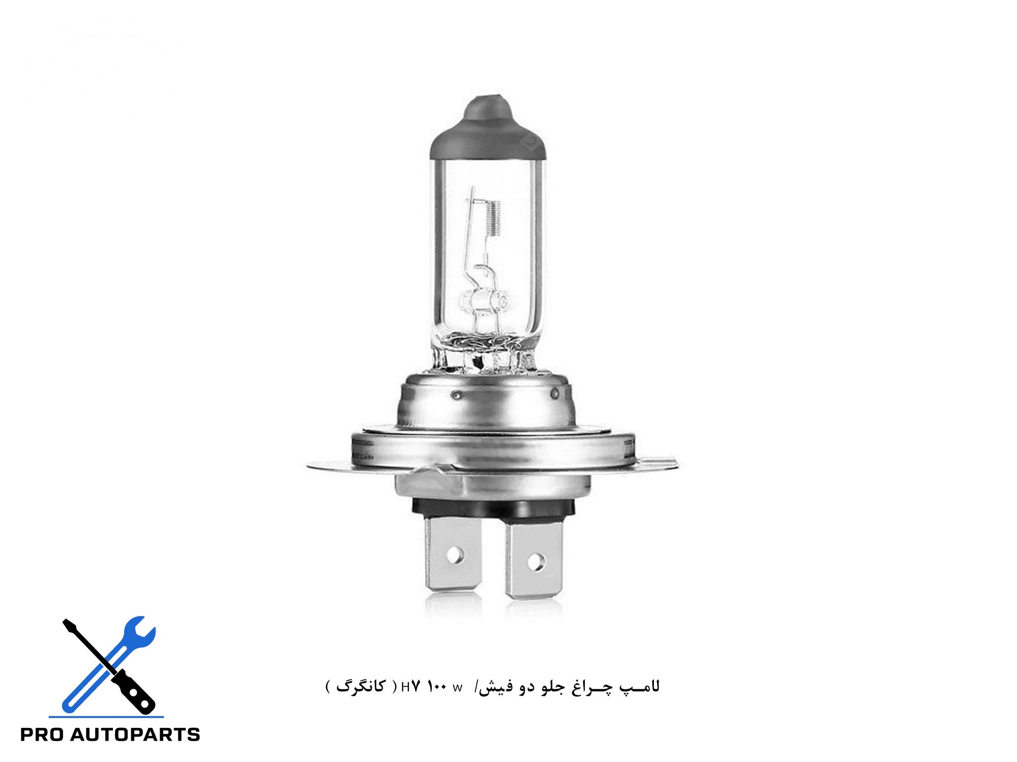 لامپ چراغ جلو دو فیش/ H7 100 w ( کانگرگ )