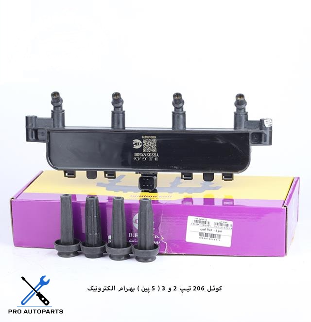 کوئل 206 تیپ 2 و 3 - 5 پین ( بهرام الکترونیک )