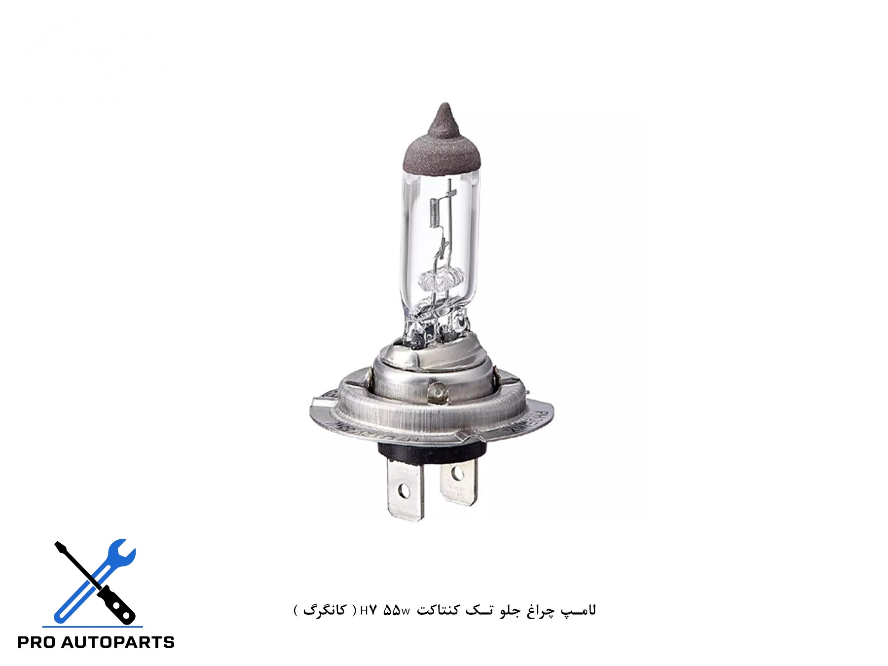 لامپ چراغ جلو تک کنتاکت H7 55w ( کانگرگ )