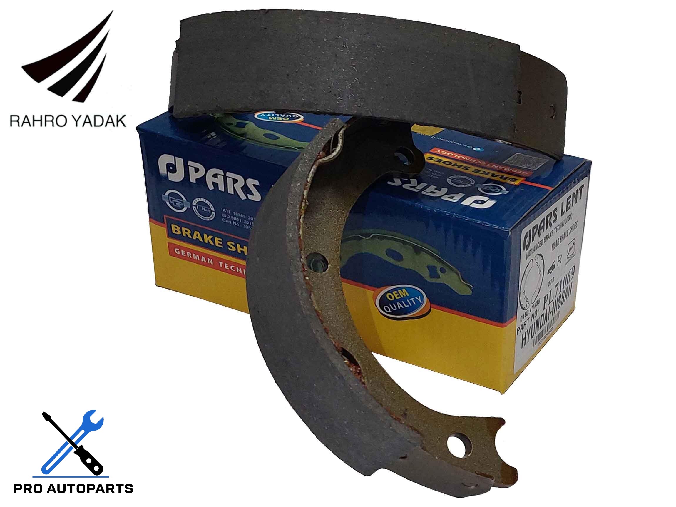 PL71069 لنت ترمز دستی نیسان ( پارس آبی ) OEM