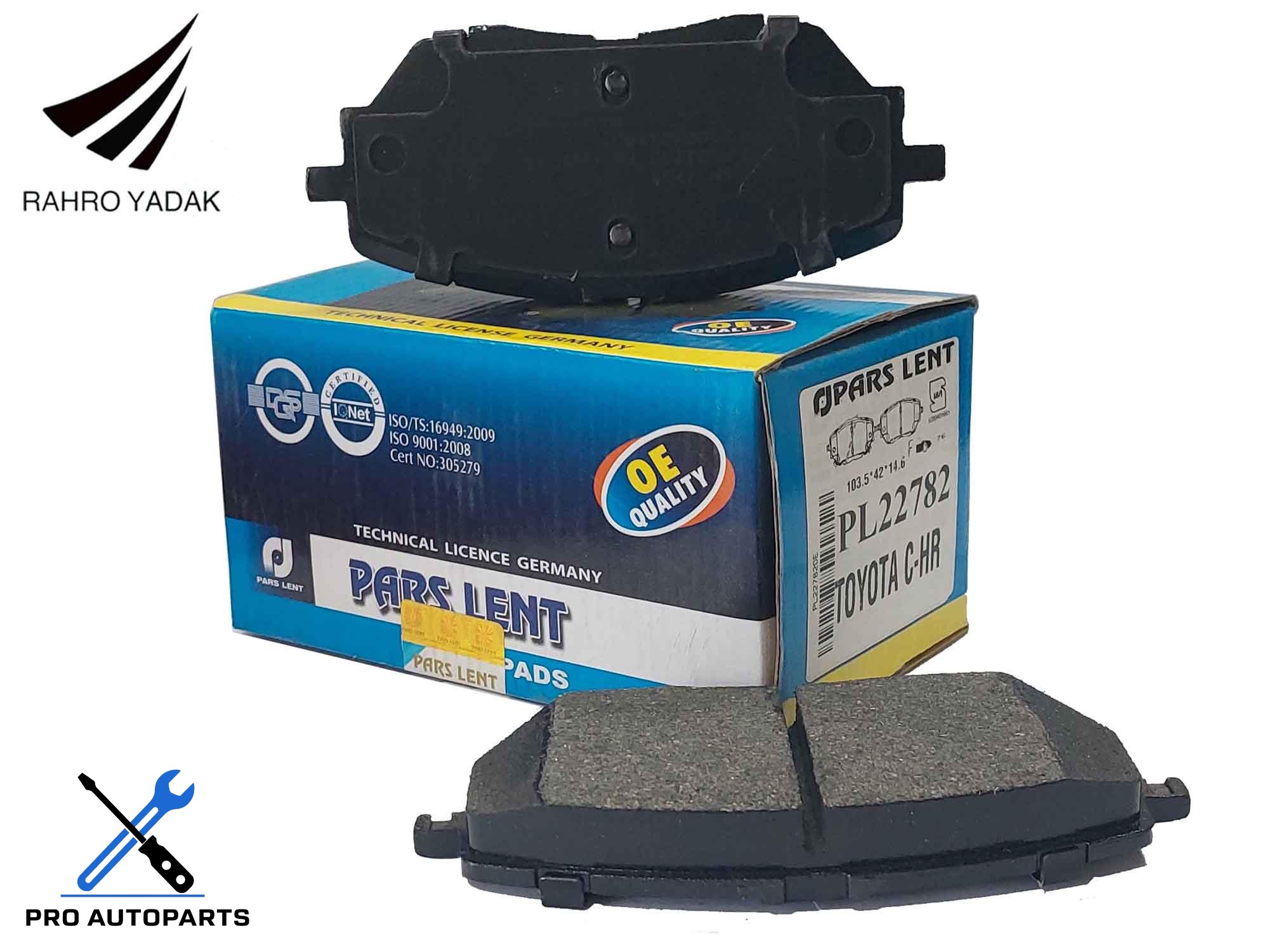 PL22782 لنت جلو تویوتا CH-R ( پارس آبی ) OEM
