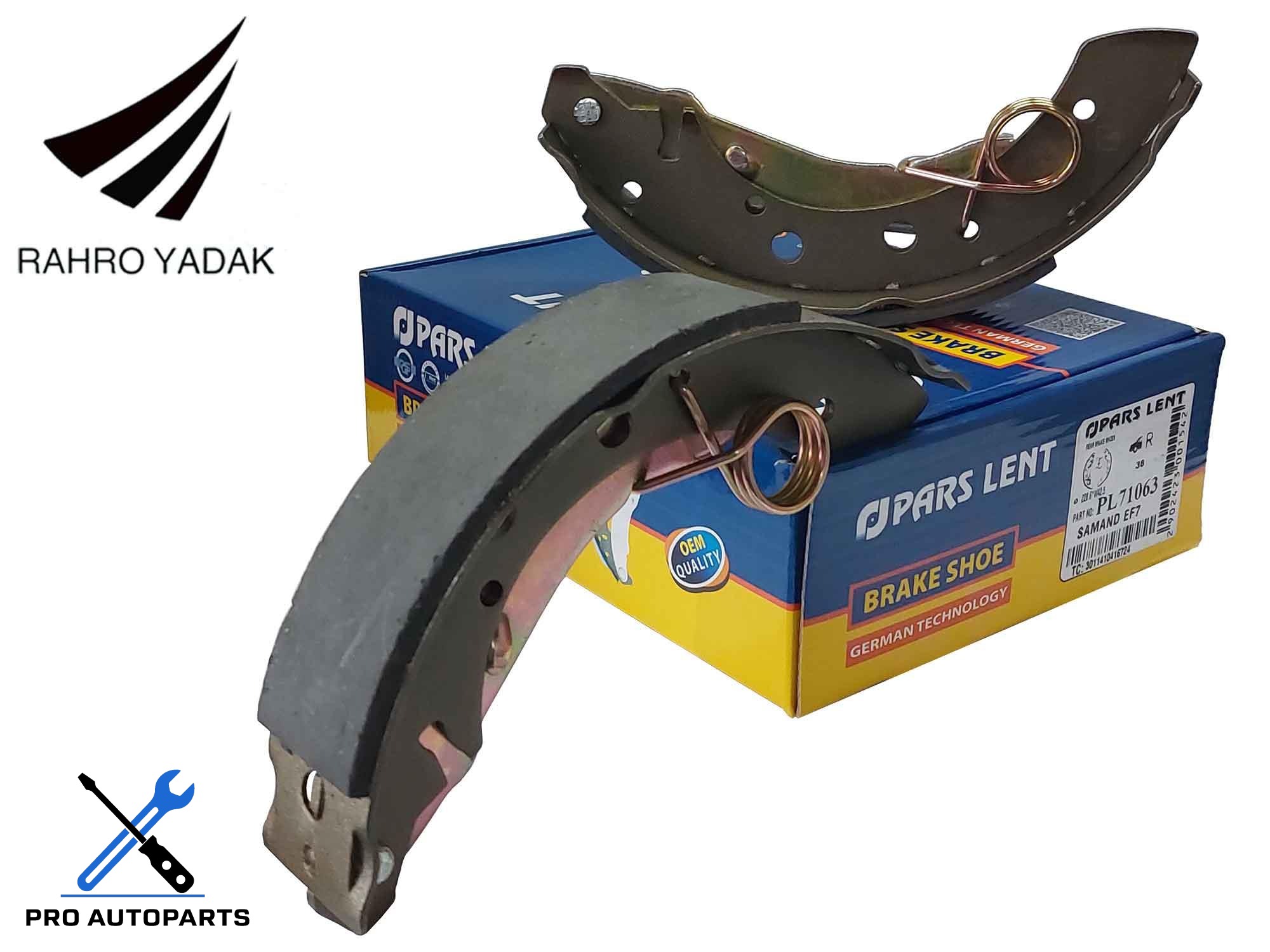 PL71063 لنت عقب سمند ملی کفشکی ( پارس آبی ) OEM